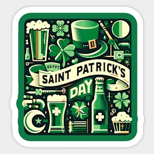 Happy Saint Patricks Day Sticker